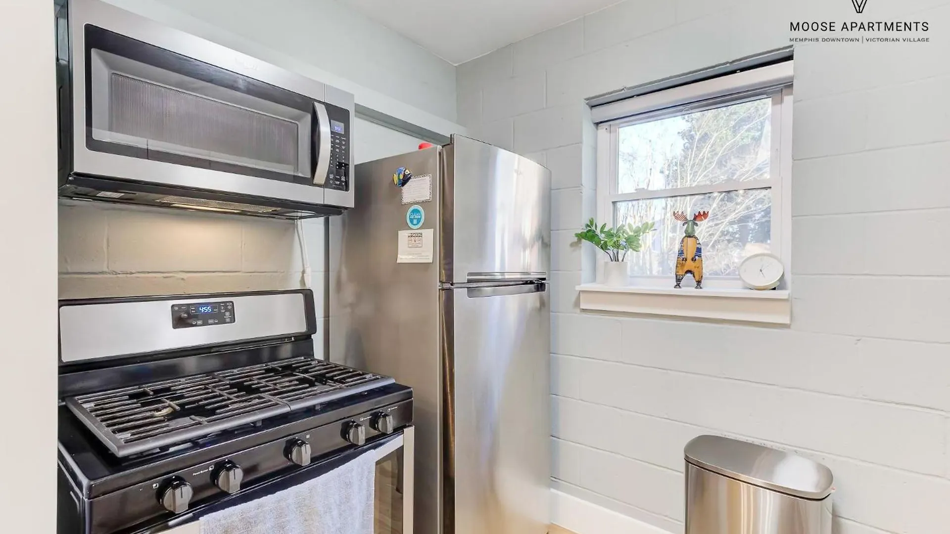 The Moose #7 - Instaworthy Studio With Amazing Views, Free Parking & Heated King Bed Memphis Apartment